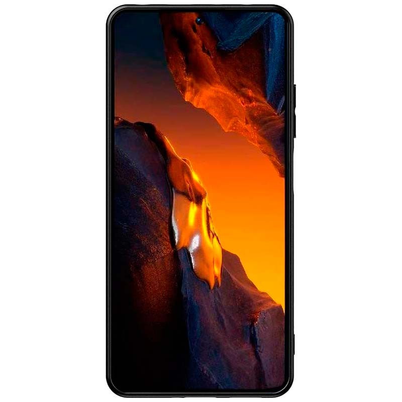 Capa Square Liquid Premium preta para Xiaomi Poco F5 - Item1
