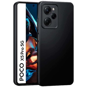 Funda Silicona Gel Tpu Negra Xiaomi Poco X5 Pro 5g con Ofertas en Carrefour