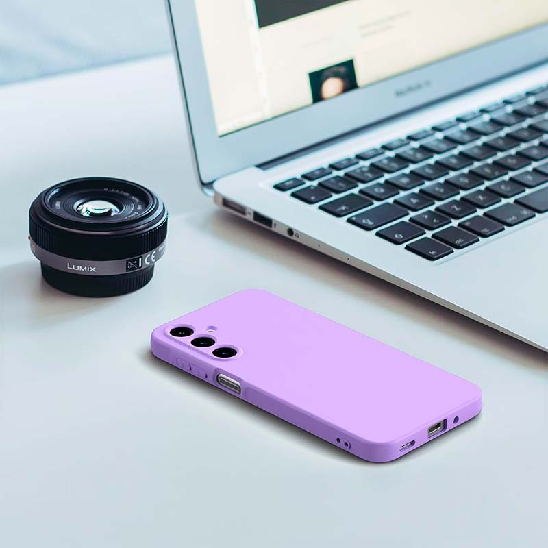 Funda Suave Samsung Galaxy A16 4G / A16 5G Square Liquid Premium Lavanda - Ítem4