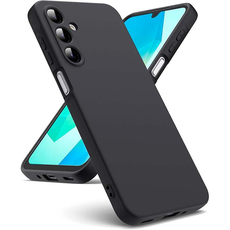 Coque Douce Samsung Galaxy A16 4G / A16 5G Square Liquid Premium Noir - Ítem3