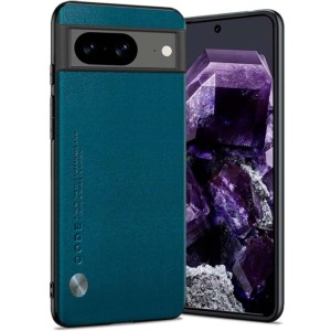 Coque en simili cuir Luxury bleu pour Google Pixel 8