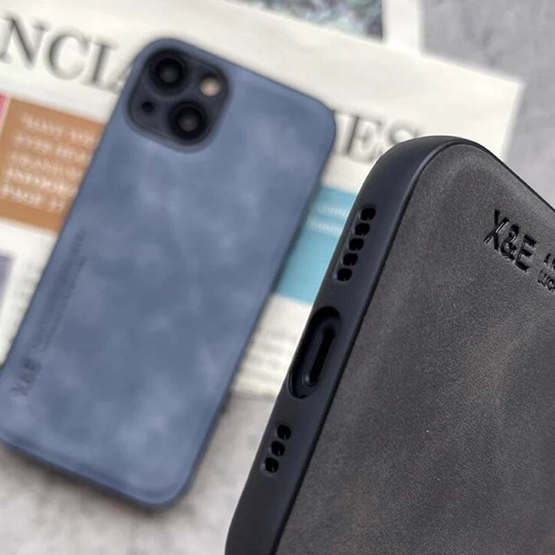 Funda de polipiel Magnetic Luxury gris para iPhone 14 Pro - Ítem5