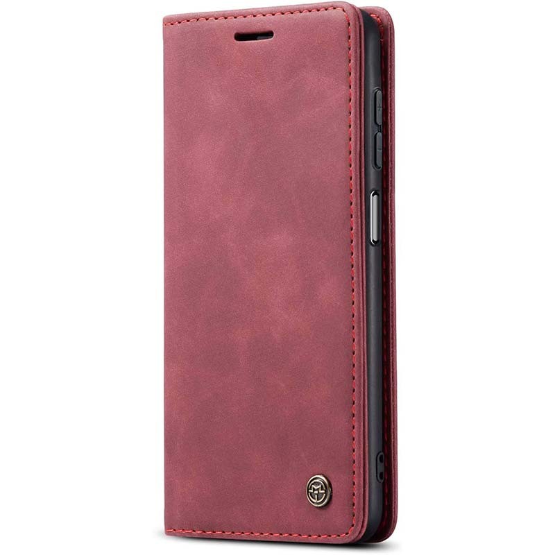 Capa bordéus Magnetic Wallet tipo livro para Xiaomi Redmi Note 13 Pro+ 5G - Item