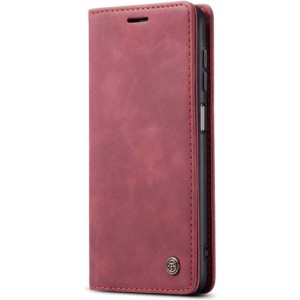 Étui bordeaux de type livre Magnetic Wallet pour Xiaomi Redmi Note 13 Pro+ 5G