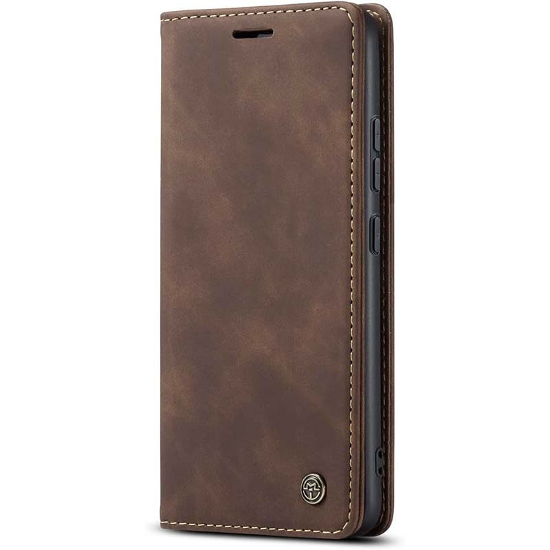 Capa castanho oscuro Magnetic Wallet tipo livro para Xiaomi Redmi Note 13 Pro+ 5G - Item