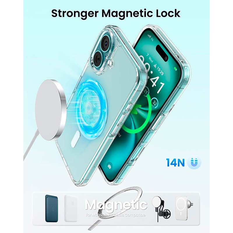 Funda transparente para iPhone 16 Pro compatible con Magsafe - Ítem2