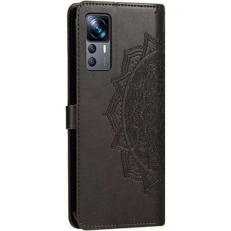 Funda negra Mandala tipo libro para Xiaomi 12 - Ítem1
