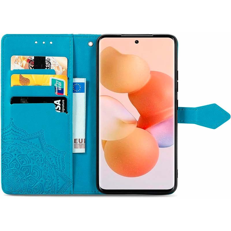 Étui bleu de type livre Mandala pour Xiaomi 12T - Ítem3