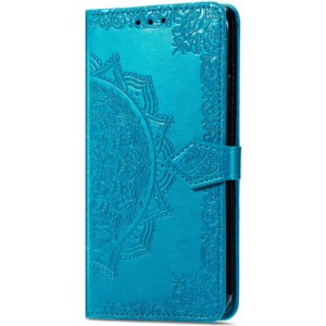Capa azul Mandala tipo livro para Xiaomi 13T
