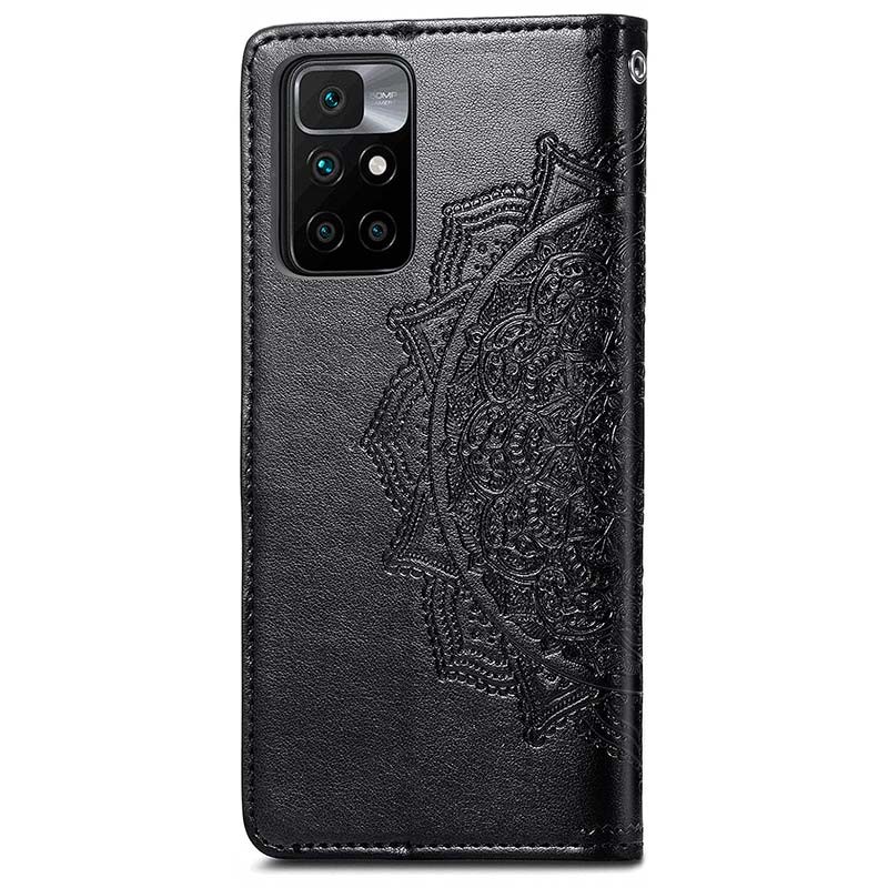Funda negra Mandala tipo libro para Xiaomi Redmi 10 - Ítem1