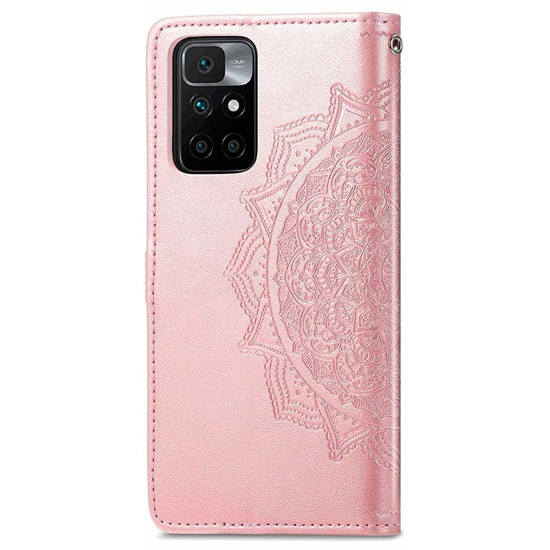 Funda rosa Mandala tipo libro para Xiaomi Redmi 10 - Ítem1