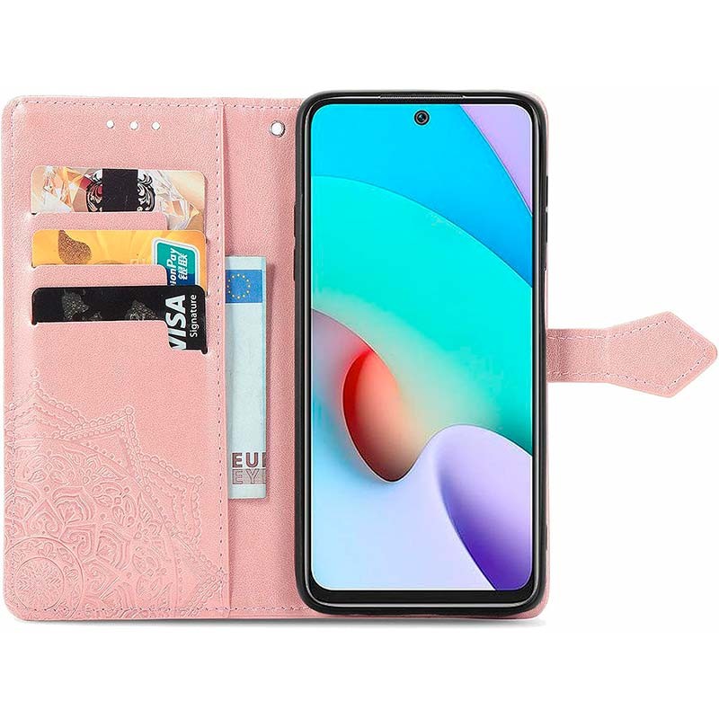 Funda rosa Mandala tipo libro para Xiaomi Redmi 10 - Ítem2