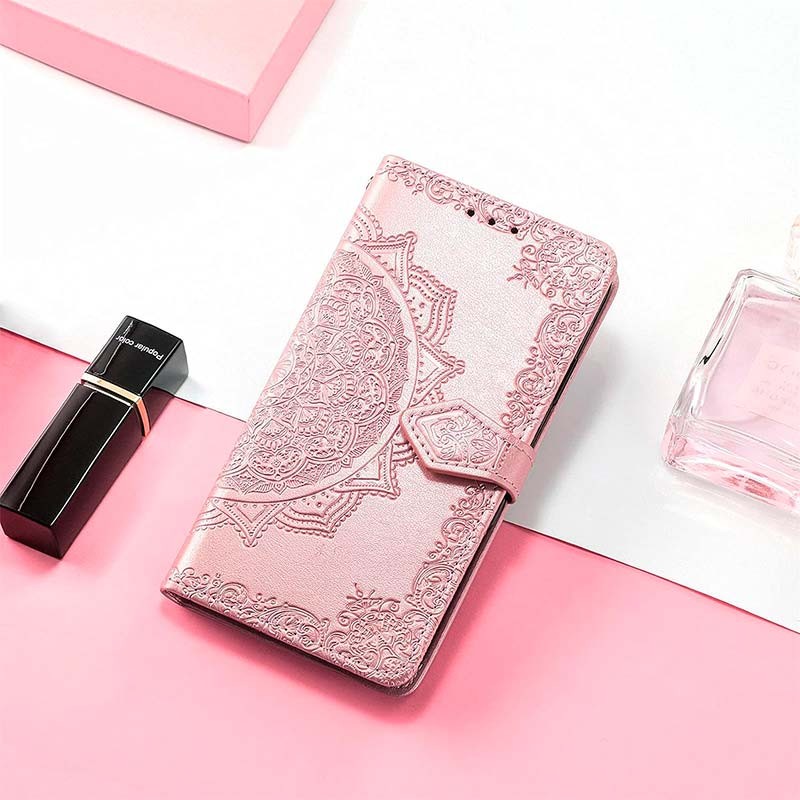 Funda rosa Mandala tipo libro para Xiaomi Redmi 10 - Ítem4