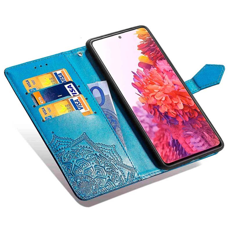 Capa azul Mandala tipo livro para Xiaomi 13T - Item2
