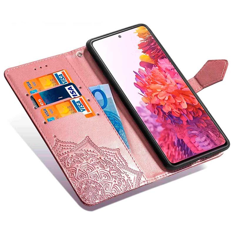 Capa rosa Mandala tipo livro para Xiaomi 13T - Item2