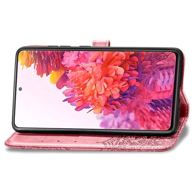 Étui rose de type livre Mandala pour Xiaomi Redmi 13C - Ítem2