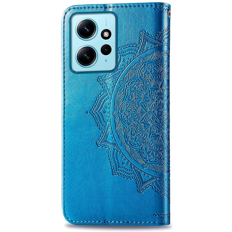 Funda azul Mandala tipo libro para Xiaomi Redmi Note 12 4G - Ítem1
