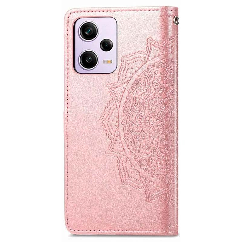 Funda rosa Mandala tipo libro para Xiaomi Redmi Note 12 5G - Ítem1