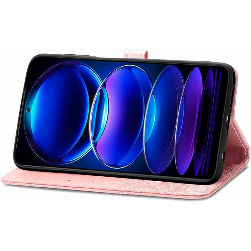 Funda rosa Mandala tipo libro para Xiaomi Redmi Note 12 5G - Ítem3