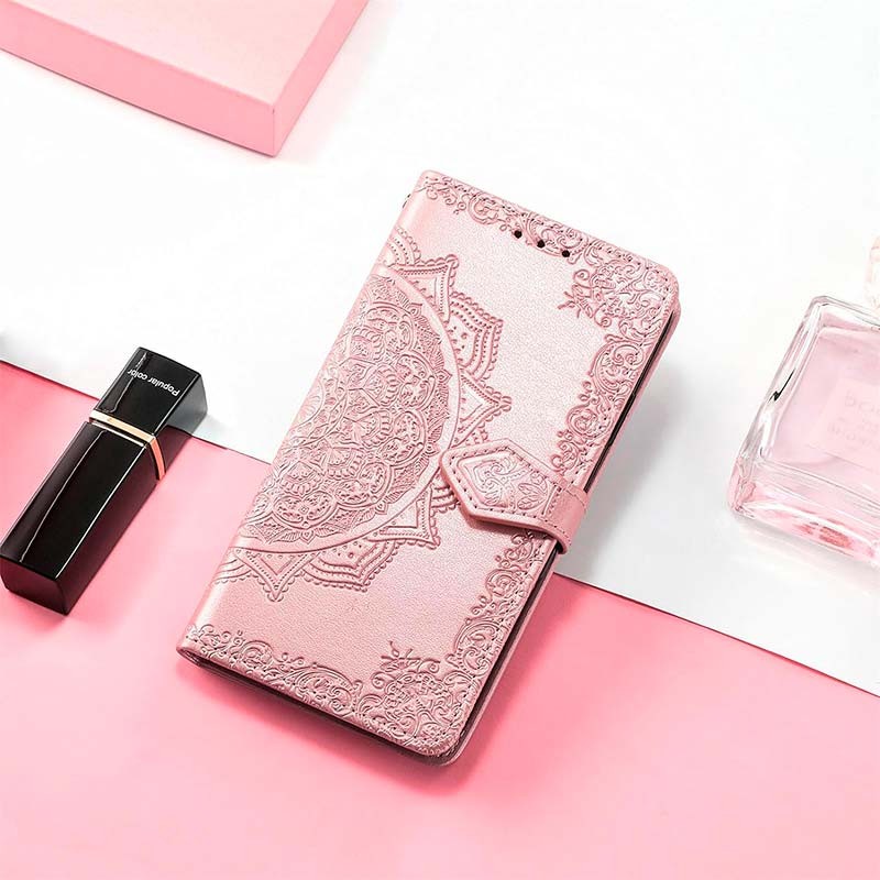 Funda rosa Mandala tipo libro para Xiaomi Redmi Note 13 4G - Ítem4