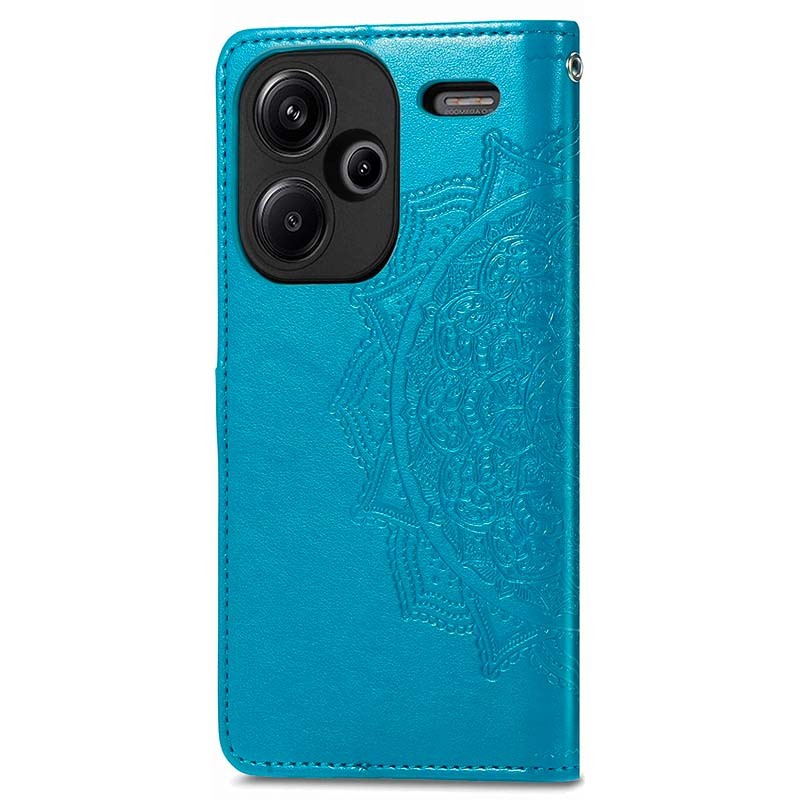 Funda azul Mandala tipo libro para Xiaomi Redmi Note 13 Pro+ 5G - Ítem1