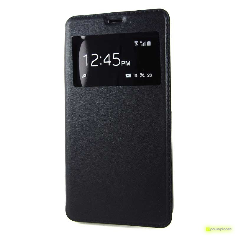 Tampa Tipo Livro com Janela Meizu M3