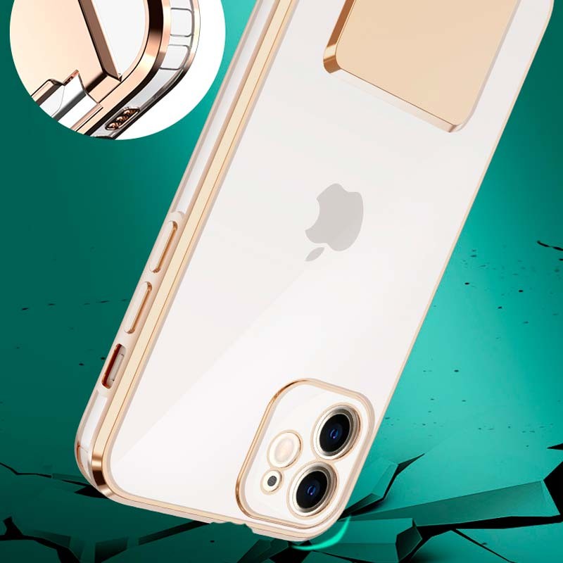 Funda con soporte de metal para iPhone 13 Pro Max