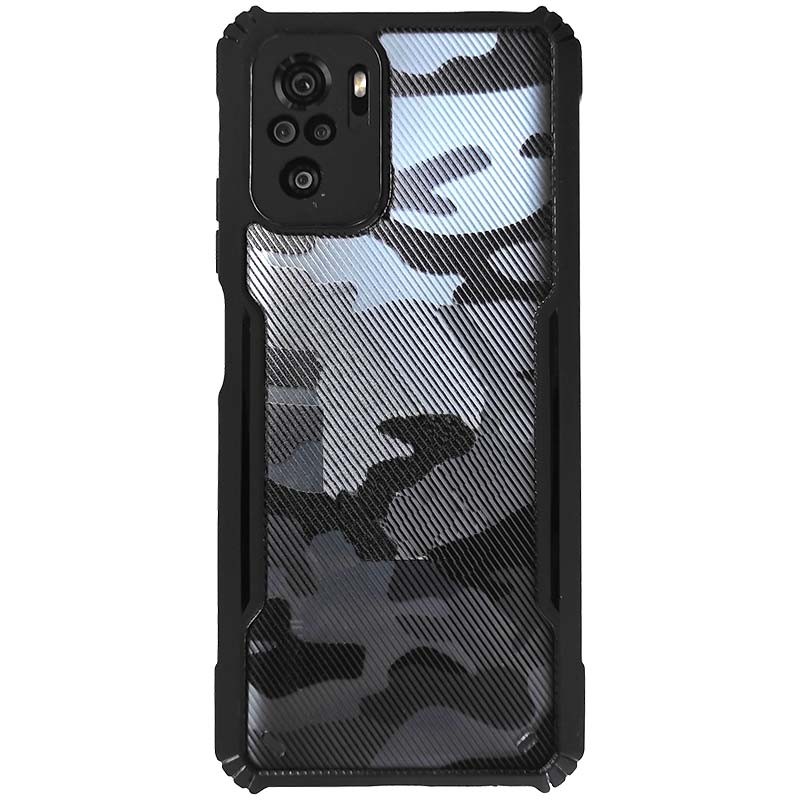 Case para Xiaomi Redmi Note 10, silicona, amortiguador de choques,  protección de cámaras, negro