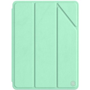 Nillkin Capa de couro Bevel iPad 2019 / iPad 2020 / iPad 2021 10.2 Verde