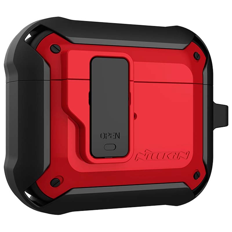 Housse Nillkin Bounce pour Apple AirPods 3rd Gen Rouge - Ítem2