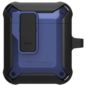 Blue Nillkin Bounce protection case for Apple Airpods V2