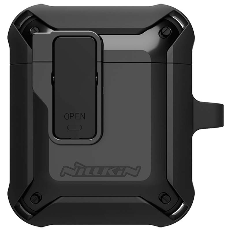 Black Nillkin Bounce protection case for Apple Airpods V2