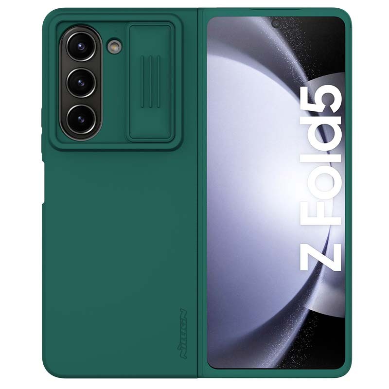 Coque en silicone CamShield Silky vert de Nillkin pour Samsung Galaxy Z Fold5 - Ítem