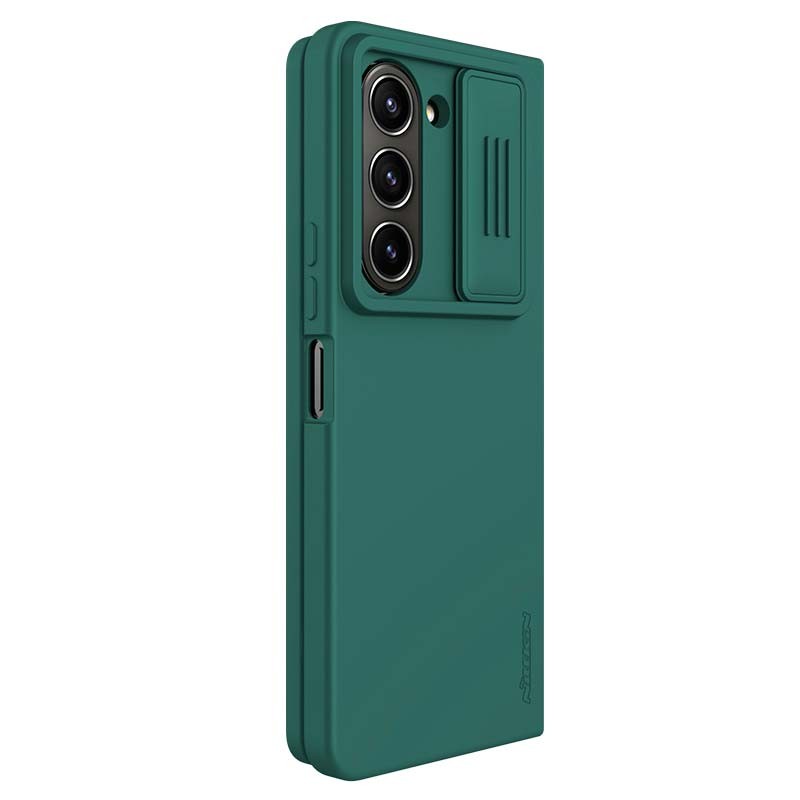 Coque en silicone CamShield Silky vert de Nillkin pour Samsung Galaxy Z Fold5 - Ítem4