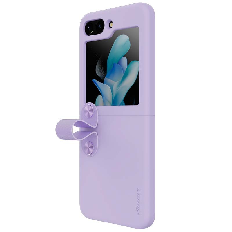 Funda de silicona Flex Flip lavanda de Nillkin para Samsung Galaxy Z Flip5 - Ítem1