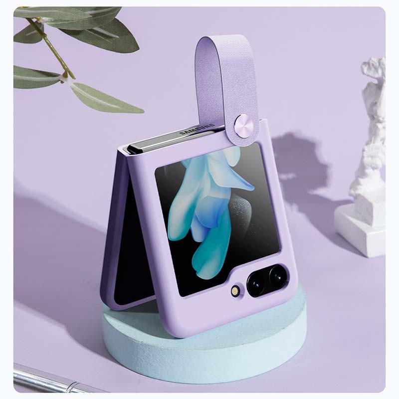 Funda de silicona Flex Flip lavanda de Nillkin para Samsung Galaxy Z Flip5 - Ítem6