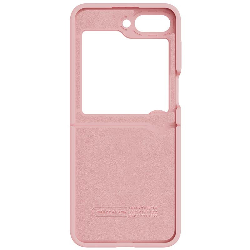 Capa de silicone Flex Flip rosa de Nillkin pour Samsung Galaxy Z Flip5 - Item5
