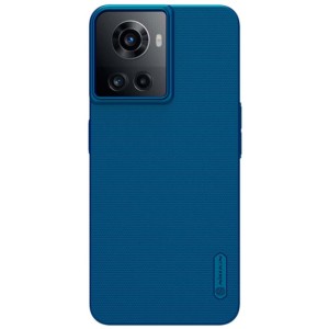 Coque en caoutchouc Frosted Nillkin pour Oneplus 10R 5G Bleu