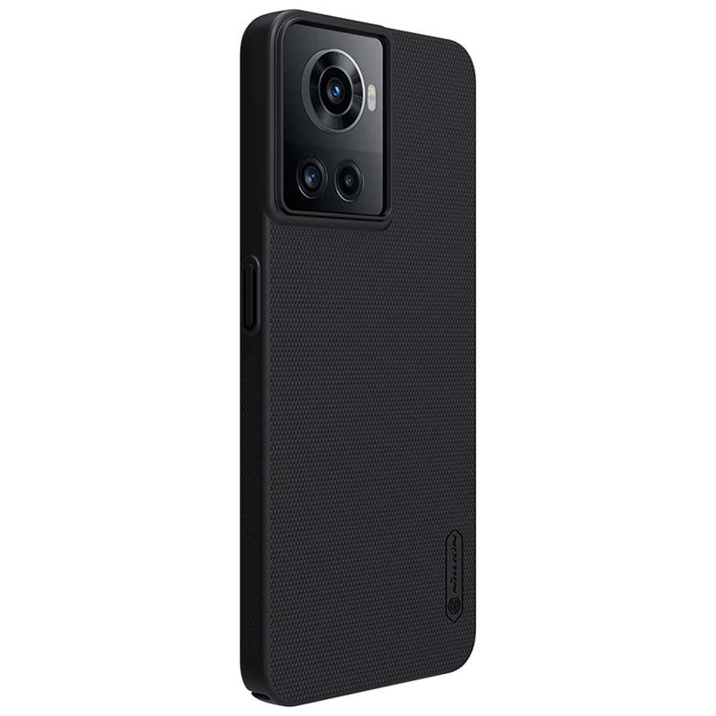 Capa de borracha Frosted de Nillkin para Oneplus 10R 5G Preto - Item1