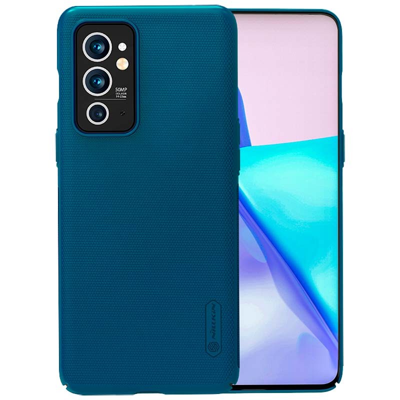 Funda de goma Frosted de Nillkin para Oneplus 9RT Azul - Ítem