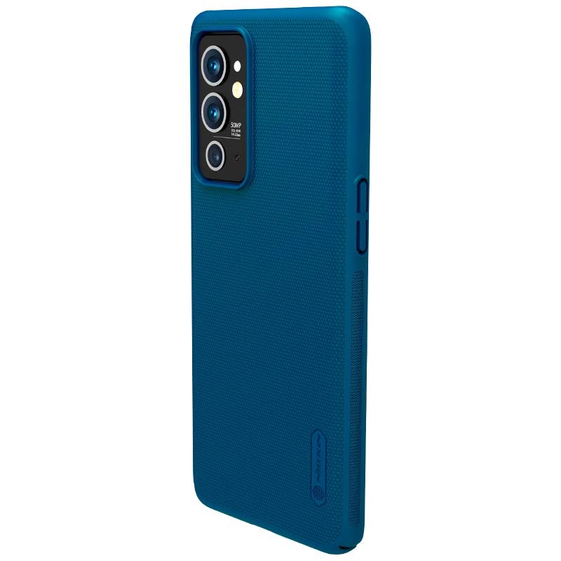 Funda de goma Frosted de Nillkin para Oneplus 9RT Azul - Ítem3