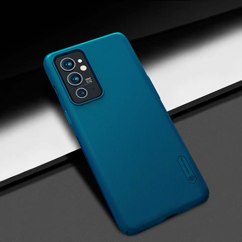 Funda de goma Frosted de Nillkin para Oneplus 9RT Azul - Ítem5