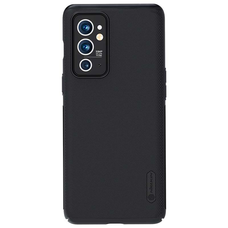 Capa de borracha Frosted de Nillkin para Oneplus 9RT Preto - Item1