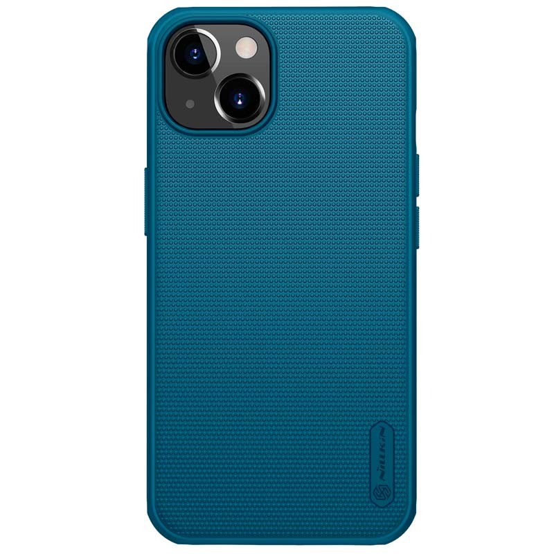 Funda de goma azul Magnetic Frosted de Nillkin para iPhone 13 - Ítem