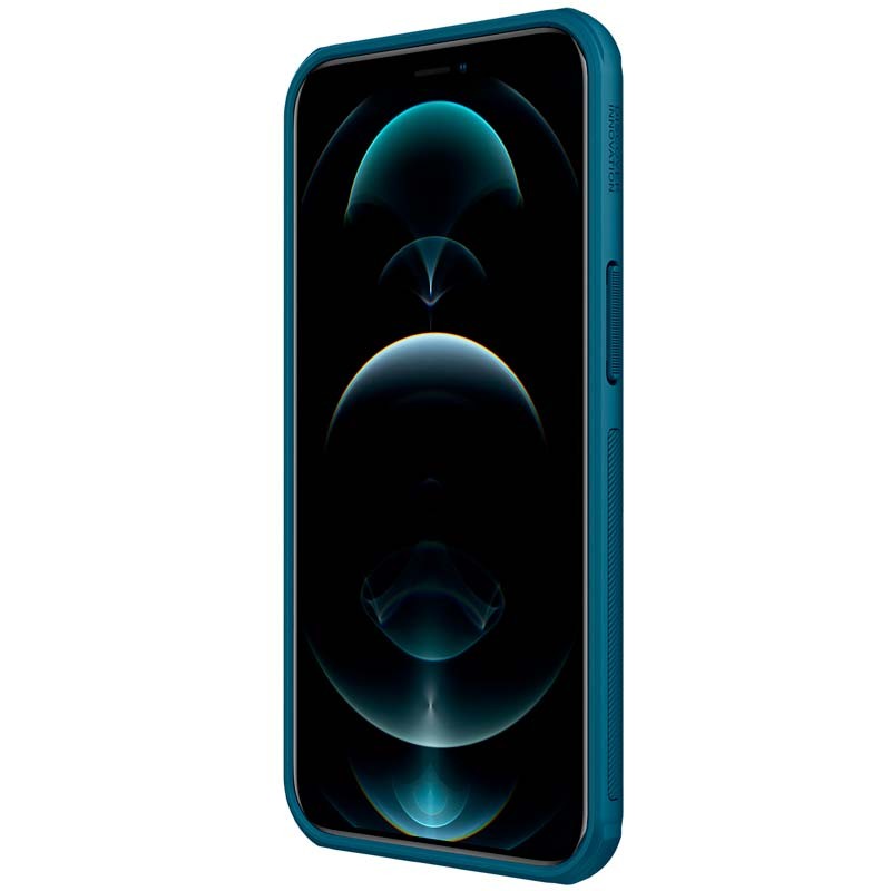 Funda de goma azul Magnetic Frosted de Nillkin para iPhone 13 - Ítem3