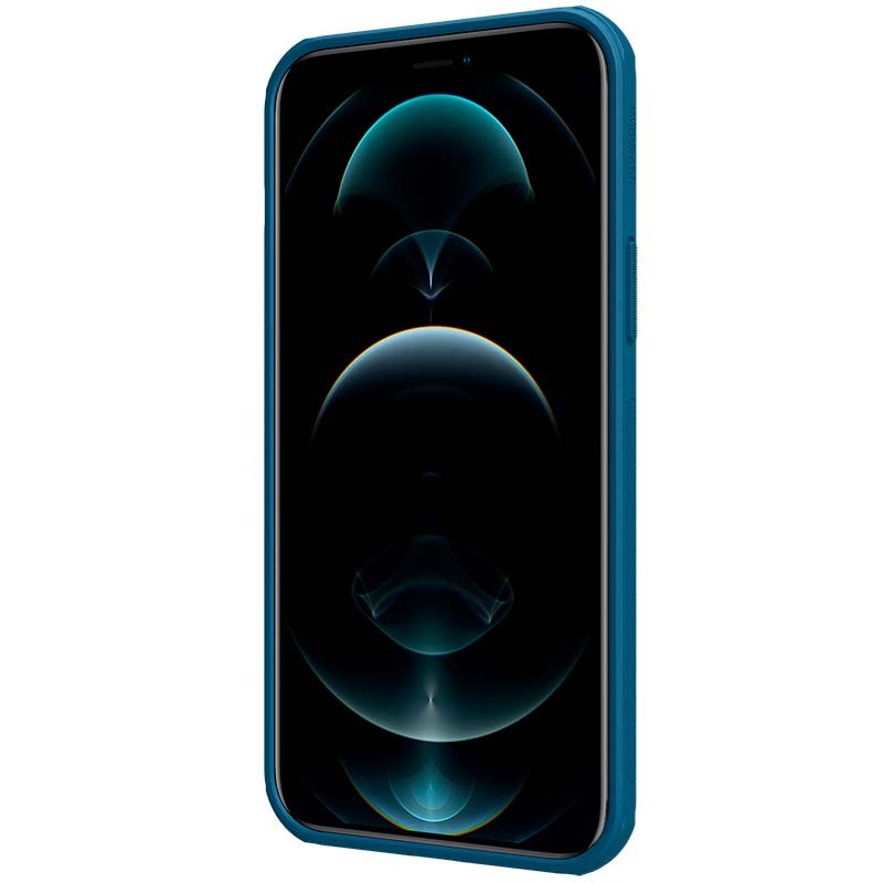 Nillkin Funda de goma Magnetic Frosted Pro iPhone 13 Pro Max Azul - Ítem3