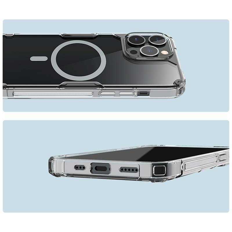 Funda de silicona transparente Magnetic Nature Pro de Nillkin para iPhone 13 Pro Max - Ítem4