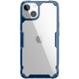 Funda de silicona azul Nature Pro de Nillkin para iPhone 13