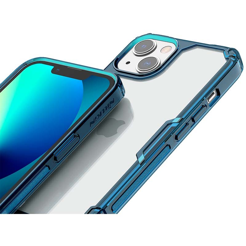 Funda de silicona azul Nature Pro de Nillkin para iPhone 13 - Ítem5