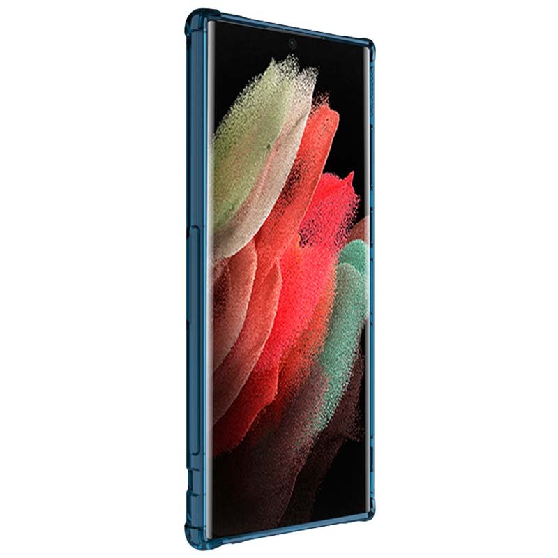 Capa de silicone azul Nature Pro de Nillkin para Samsung Galaxy S22 Ultra - Item4